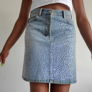 Acne studios sequin skirt